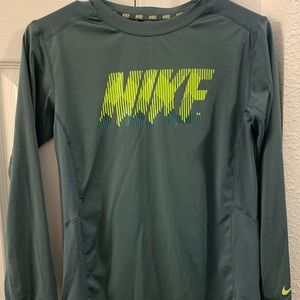 Youth Nike long sleeve Dri-fit shirt